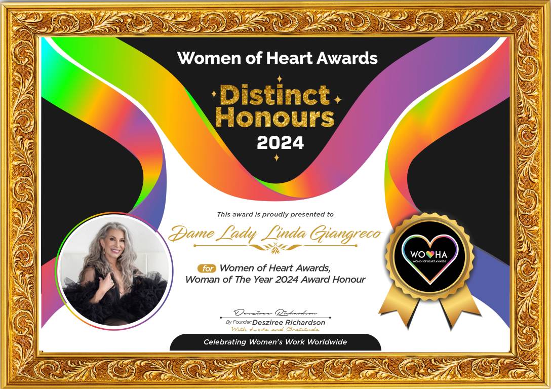 Dame Lady Linda Giangreco — Woman of the Year Award Honour