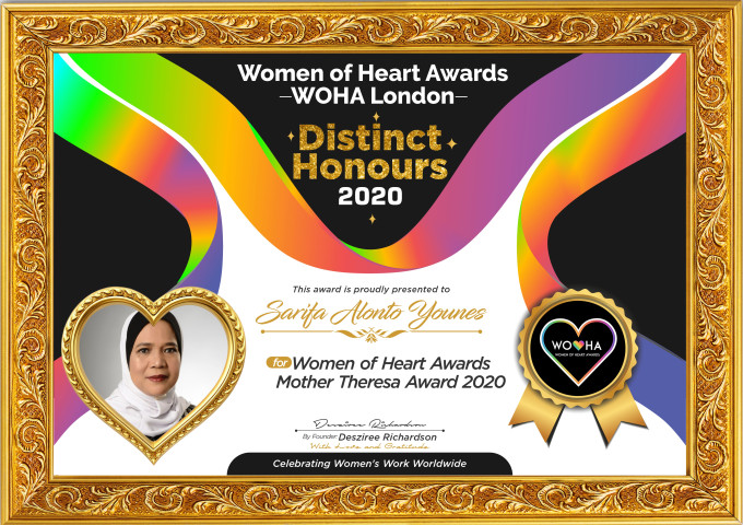 Sarifa Alonto Younes — Mother Theresa Award