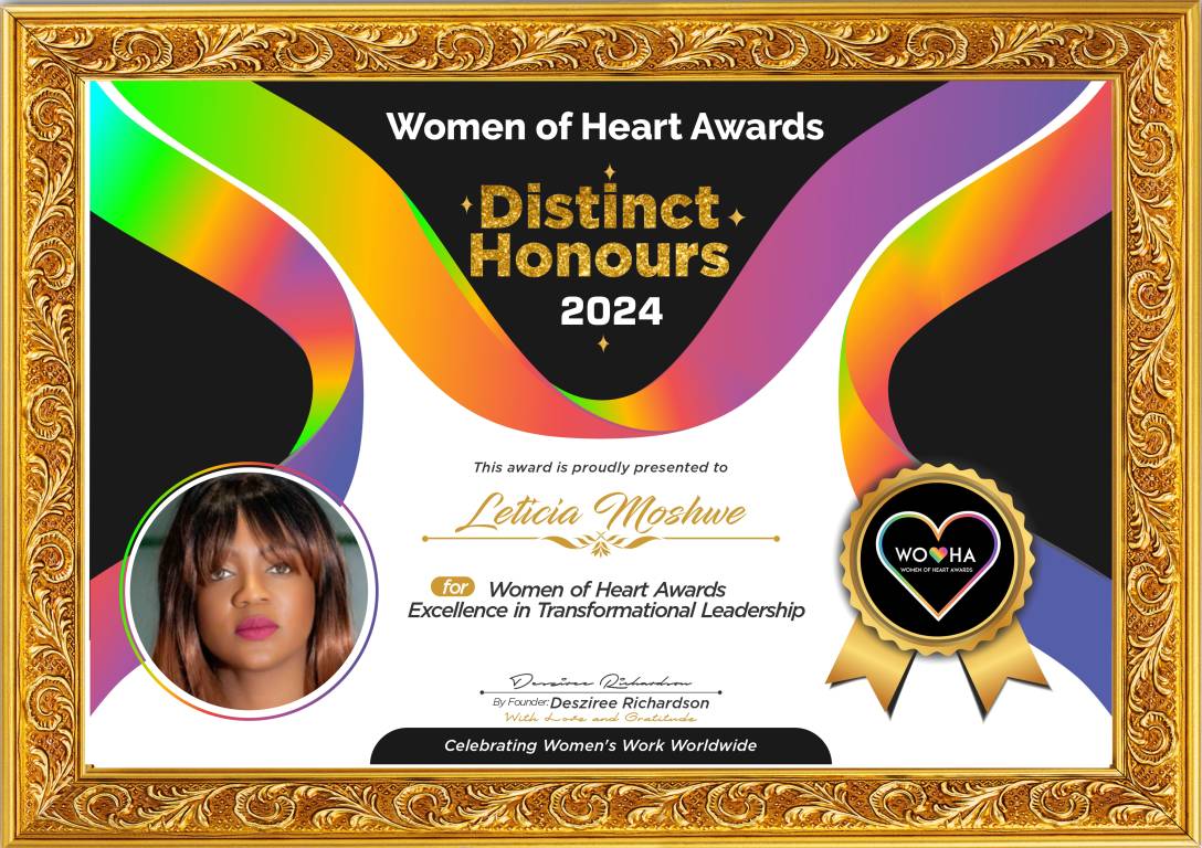 Leticia Moshwe — Excellence in Transformational Leadership