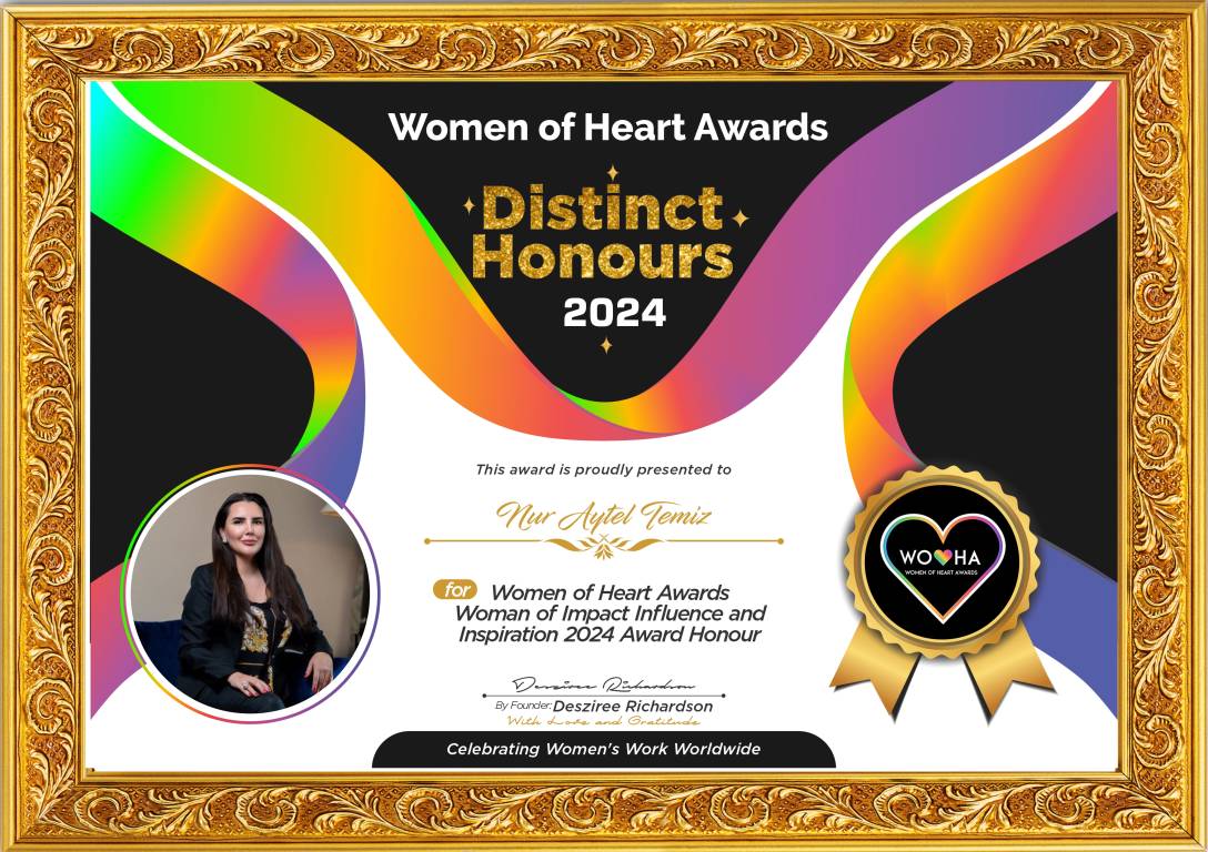 Nur Aytel Temiz — original award certificate