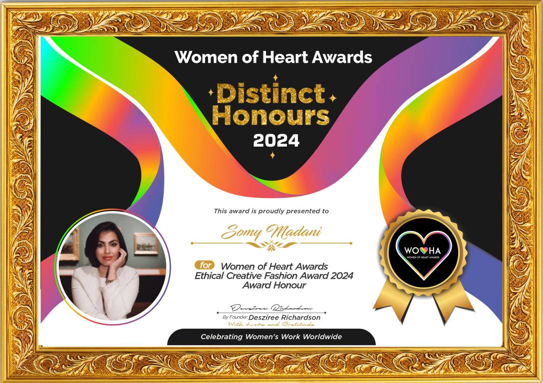Somy Madani — Ethical Creative Fashion Award Award Honour