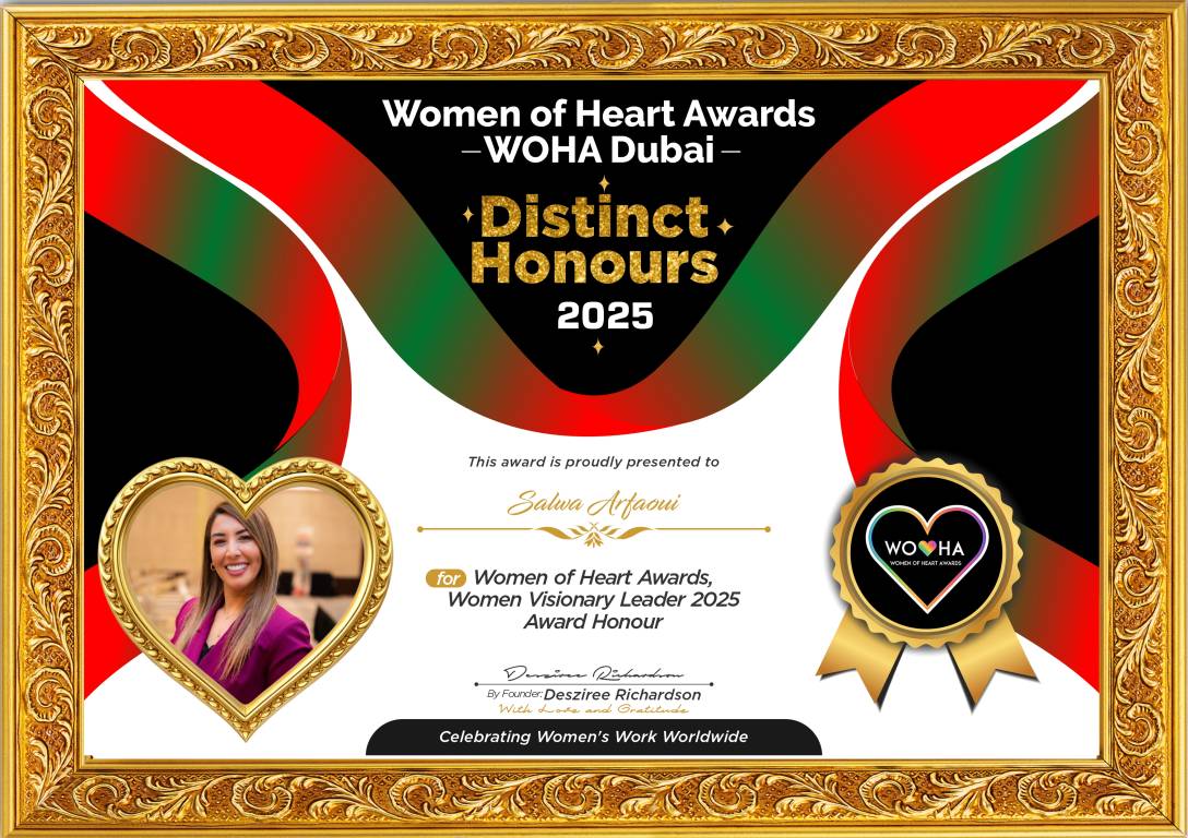 Salwa Arfaoui — Women Visionary Leader Award Honour