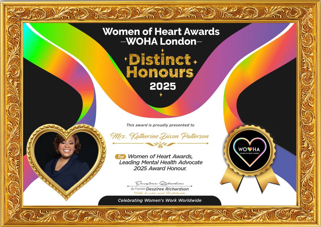 Mrs. Katherine Dixon Patterson — original award certificate