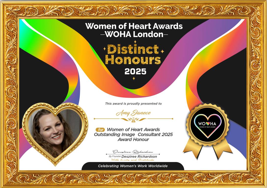Amy Janece — original award certificate