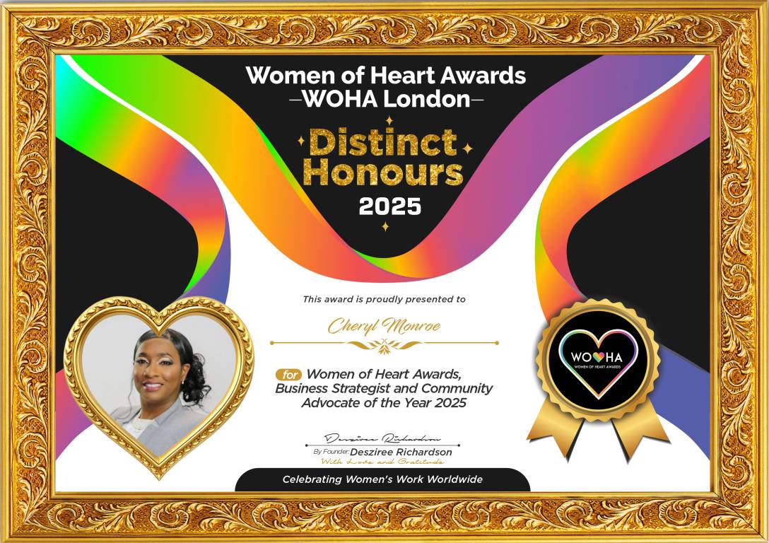 Cheryl Monroe — Business Strategist and Community Advocate of the Year