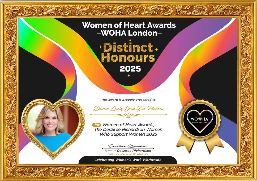 Dame Lady Jen Du Plessis — The Desziree Richardson Women Who Support Women