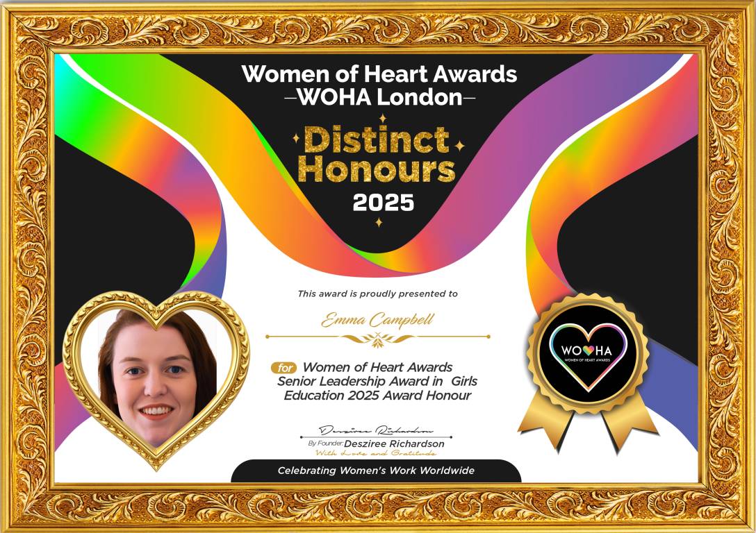 Emma Campbell — Senior Leadership Award in Girls Education Award Honour