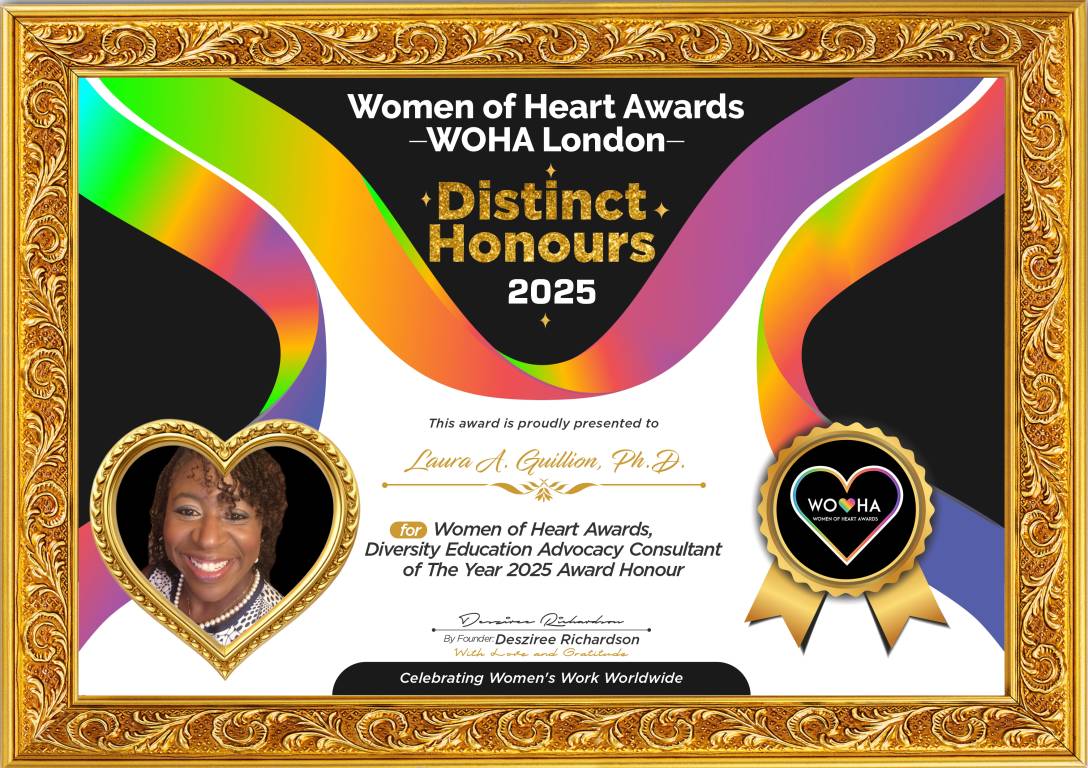 Laura A. Guillion, Ph.D. — Diversity Education Advocacy Consultant of the Year Award Honour