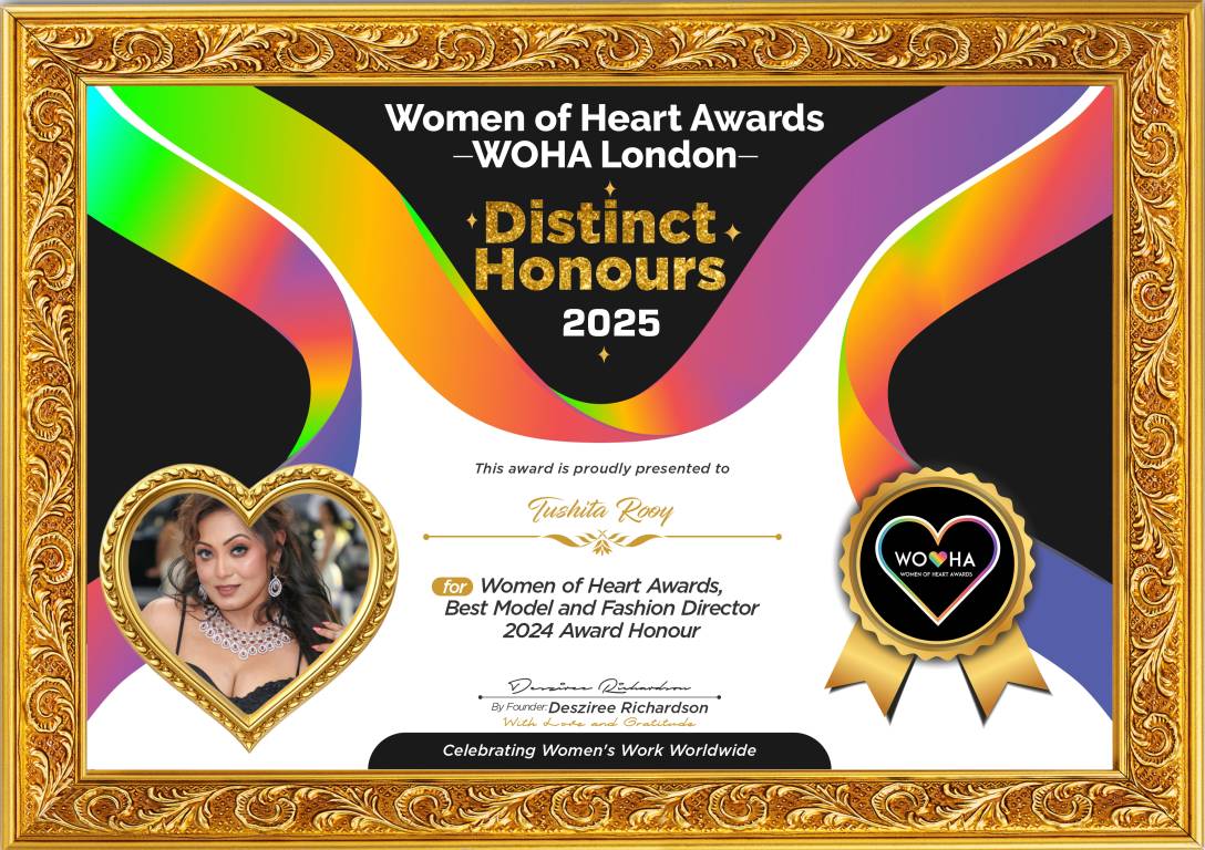 Tushita Rooy — Best Model and Fashion Director Award Honour