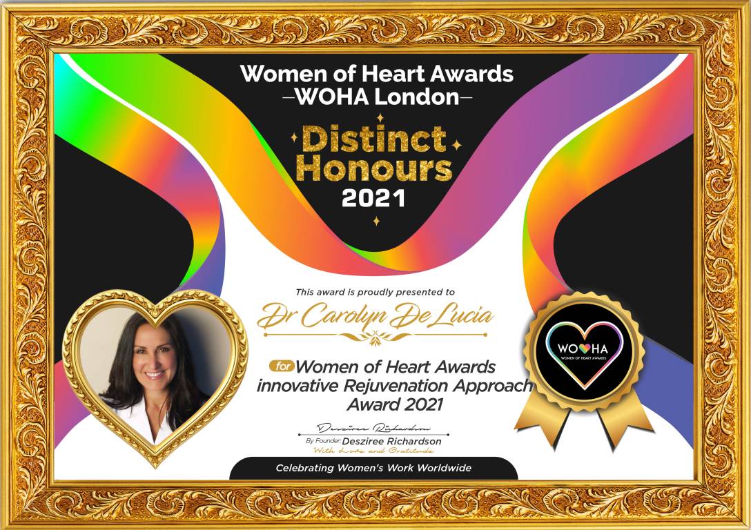 Dr Carolyn De Lucia — Innovative Rejuvenation Approach Award