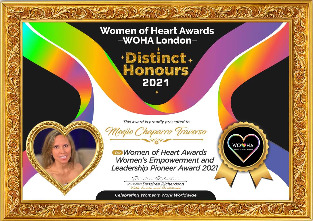 Meejie Chaparro Traverso — Women's Empowerment and Leadership Pioneer Award