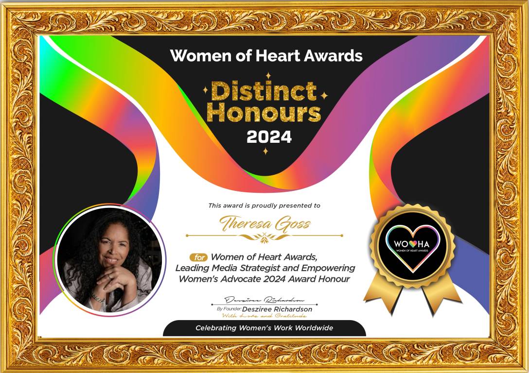 Theresa Goss — Leading Media Strategist and Empowering Women's Advocate Award Honour