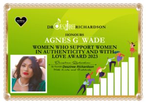 Dr Desziree Richardson Honours Certificate (Agnes)