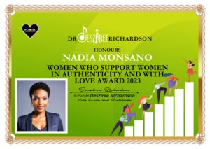 Dr Desziree Richardson Honours Certificate (Nadia)