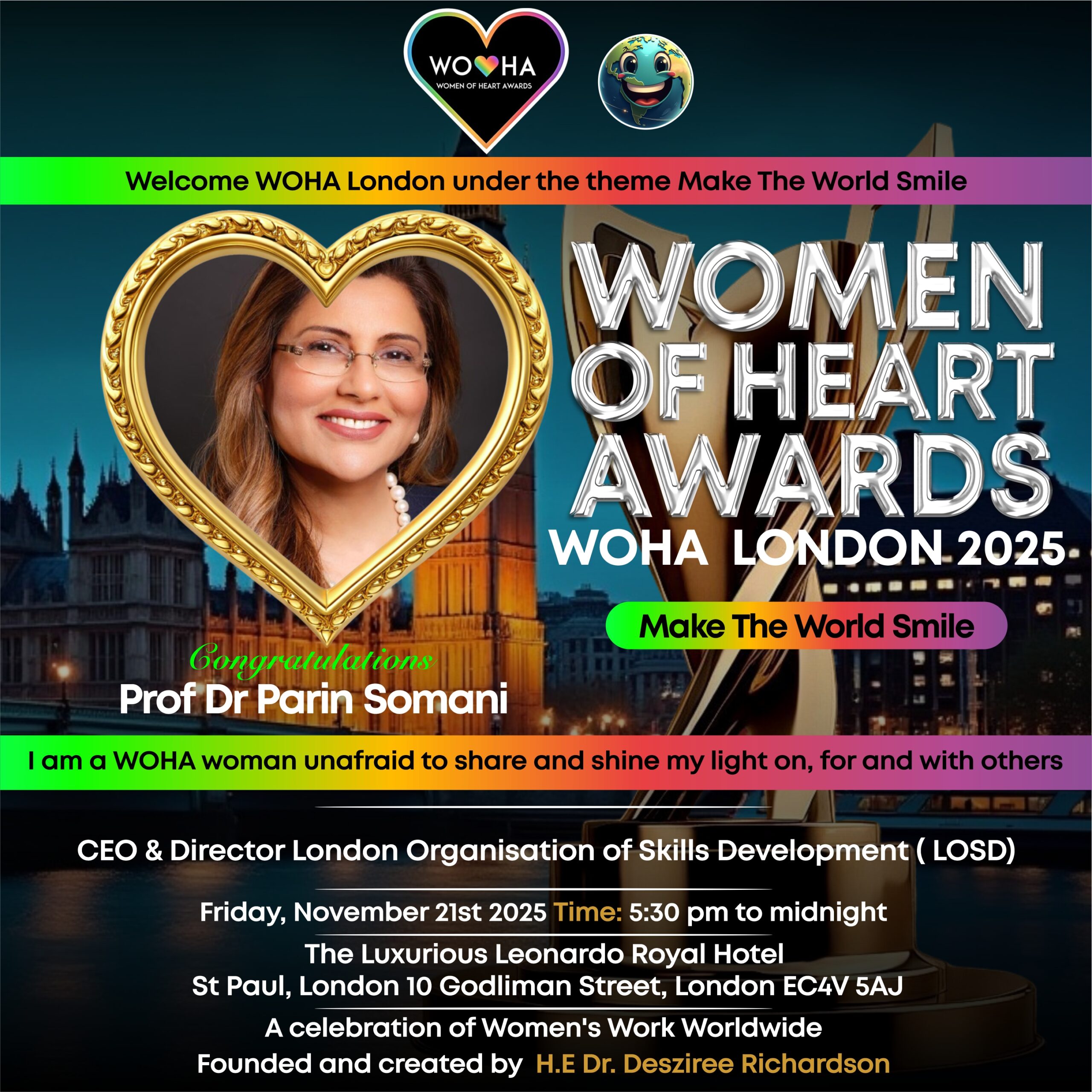 WOHA Awards London 2025 (Prof. Dr Parin)